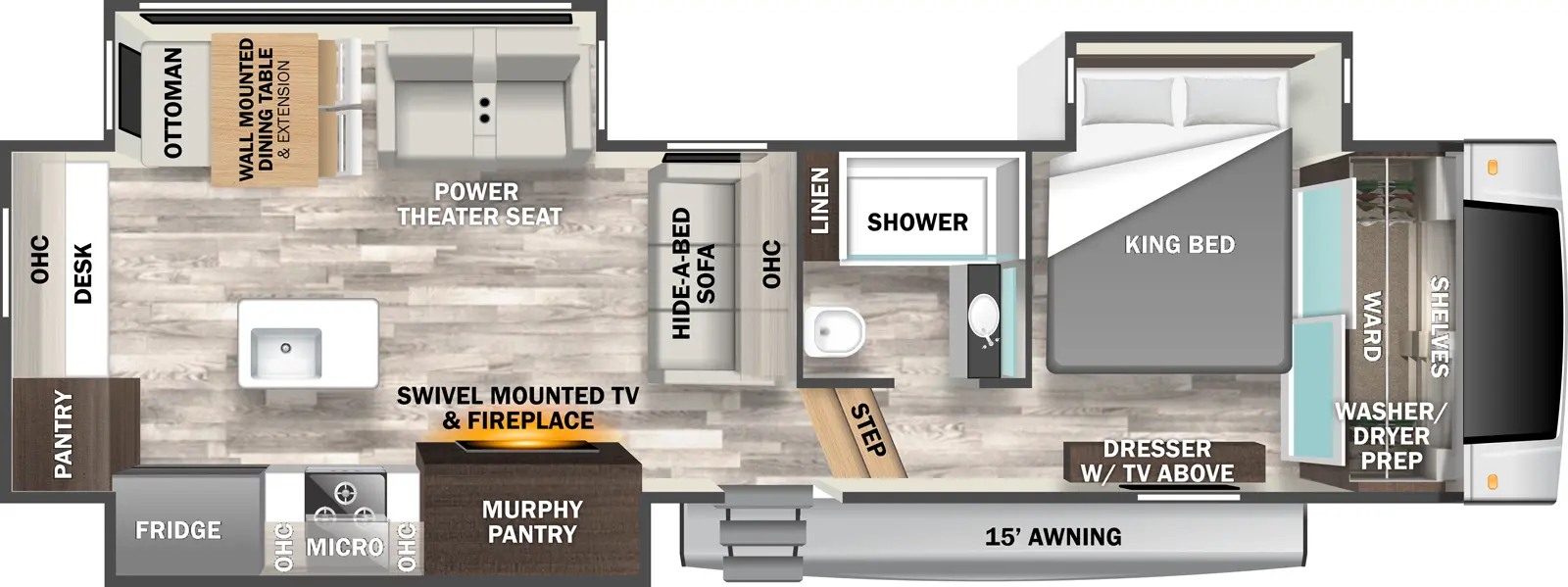 Cedar Creek Experience 3125RD Floorplan